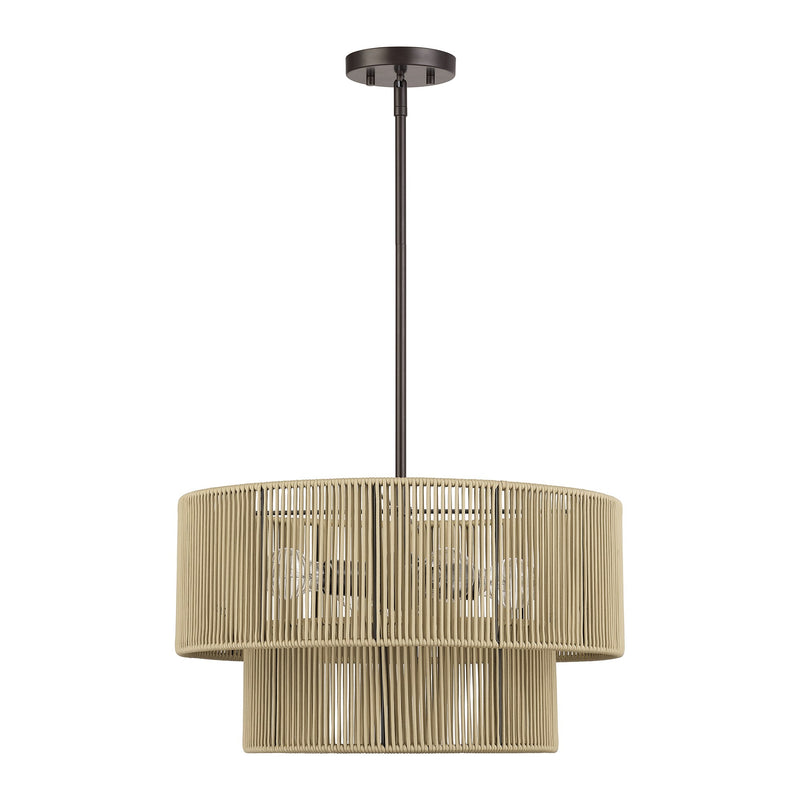 Acordia 4-Light Chandelier in English Bronze