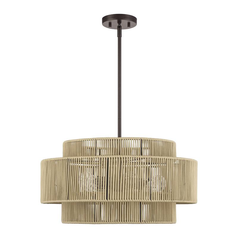 Acordia 5-Light Chandelier in English Bronze