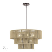 Acordia 6-Light Chandelier in English Bronze