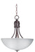 Logan Three Light Pendant in Oil Rubbed Bronze