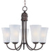 Logan Five Light Chandelier in Oil Rubbed Bronze