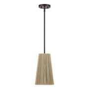 Florell Mini Cone Pendant in English Bronze