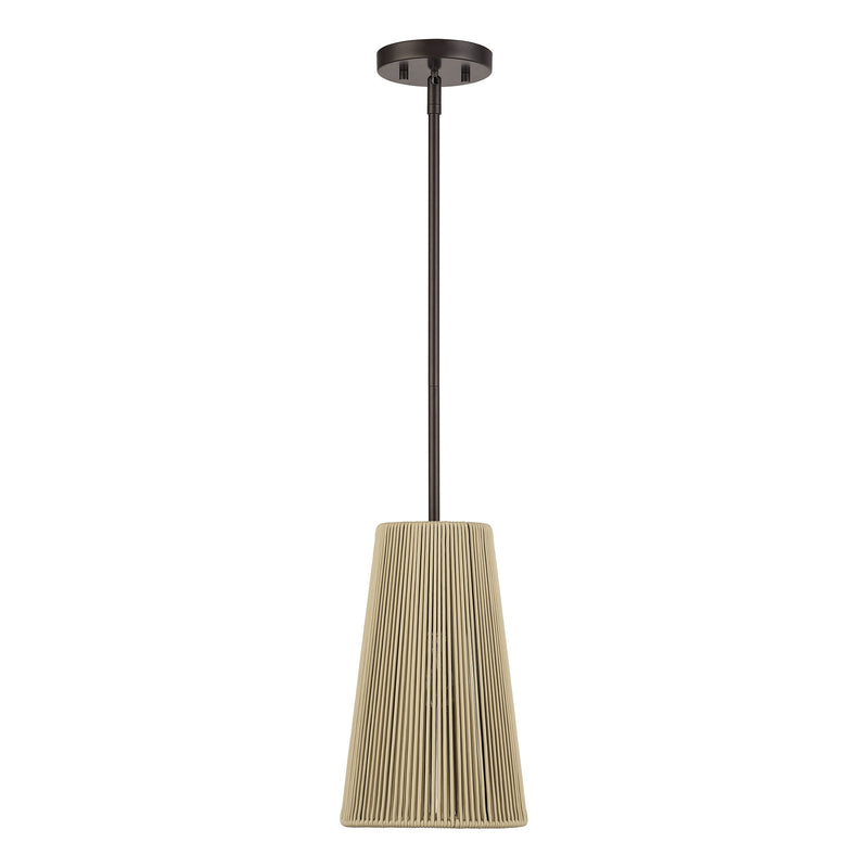 Florell Mini Cone Pendant in English Bronze
