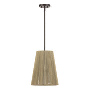 Florell 12" Cone Pendant in English Bronze