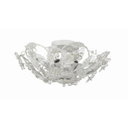 Paris Market 6 Light 16" Semi Flush Mount in Antique White