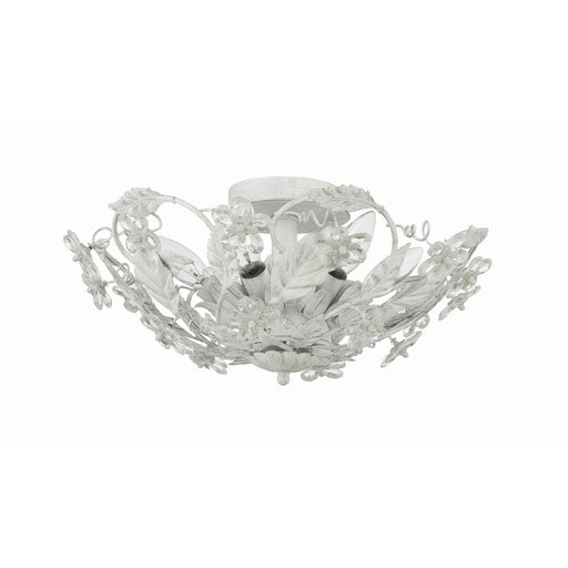 Paris Market 6 Light 16" Semi Flush Mount in Antique White