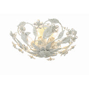 Paris Market 6 Light 16" Semi Flush Mount in Antique White