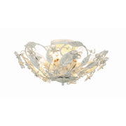 Paris Market 6 Light 16" Semi Flush Mount in Antique White