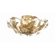Paris Market 6 Light 16" Semi Flush Mount in Gold Leaf