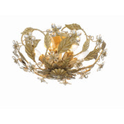 Paris Market 6 Light 16" Semi Flush Mount in Gold Leaf
