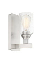 Chicago 1 Light 6" Wall Sconce in Brushed Polished Nickel