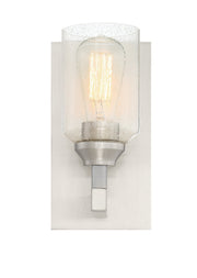 Chicago 1 Light 6" Wall Sconce in Brushed Polished Nickel