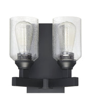 Chicago 2 Light 10" Wall Sconce in Flat Black