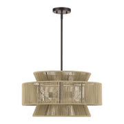 Florell 5-Light Chandelier in English Bronze