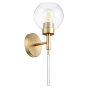 Volan 1 Light Wall Mount in Aged Brass