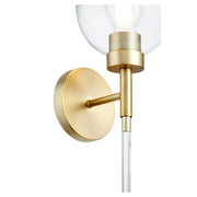 Volan 1 Light Wall Mount in Aged Brass