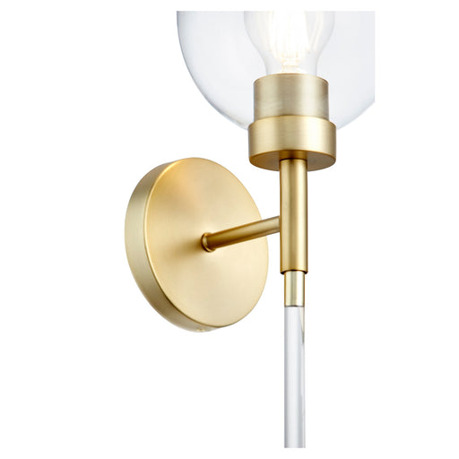 Volan 1 Light Wall Mount in Aged Brass