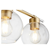 Volan 3 Light Vanity in Aged Brass
