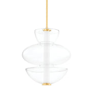 Palermo Large Pendant in Aged Brass