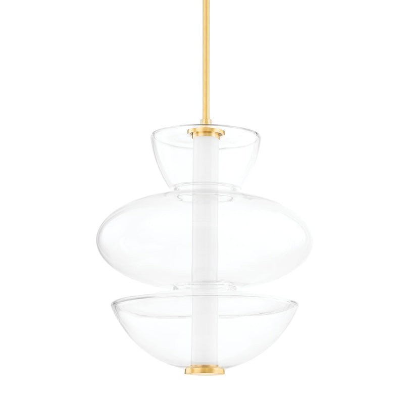 Palermo Large Pendant in Aged Brass