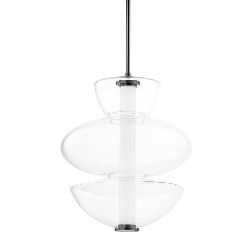 Palermo Large Pendant in Black Nickel