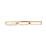 Mingle 3-Light 38" LED Vanity Light in Satin Brass
