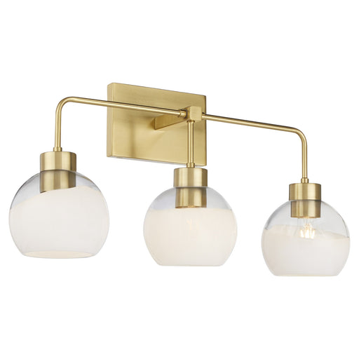 Lacy 3 Light Vanity in Aged Brass