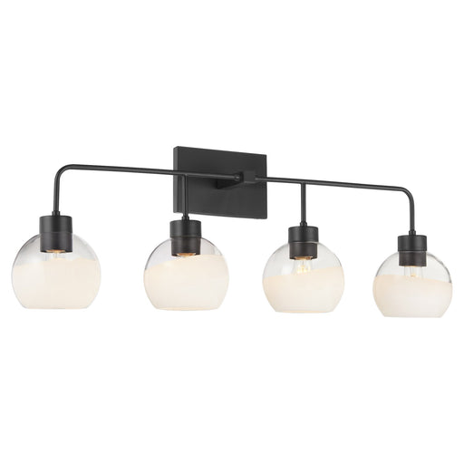 Lacy 4 Light Vanity in Matte Black