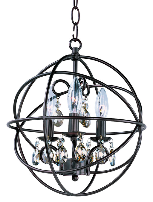 Orbit Three Light Pendant in Oil Rubbed Bronze