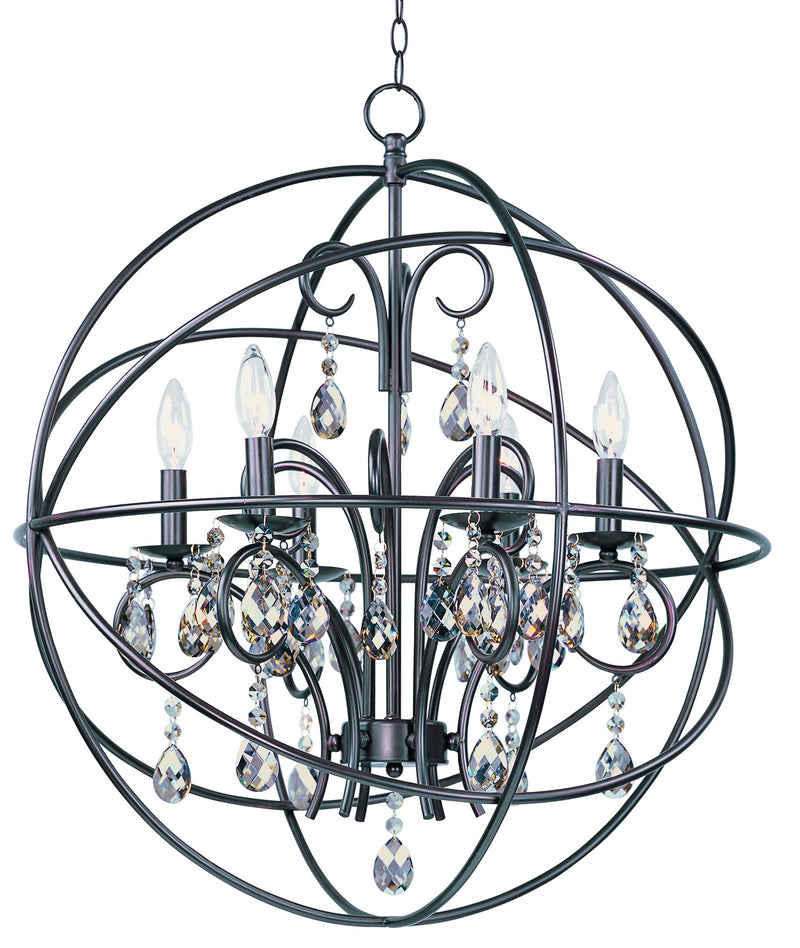 Orbit 6-Light Pendant in Oil Rubbed Bronze - Lamps Expo
