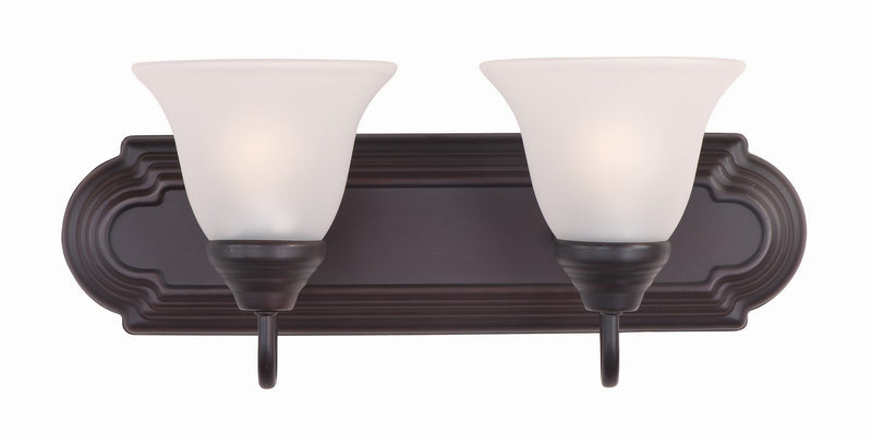 Essentials - 801x Two Light Bath Vanity in Oil Rubbed Bronze