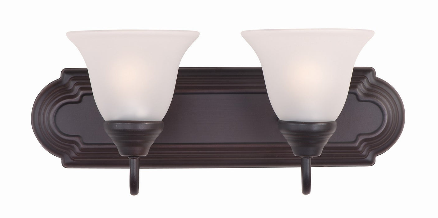 Essentials - 801x Two Light Bath Vanity in Oil Rubbed Bronze