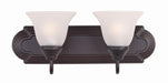 Essentials - 801x Two Light Bath Vanity in Oil Rubbed Bronze