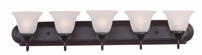 Essentials - 801x Five Light Bath Vanity in Oil Rubbed Bronze