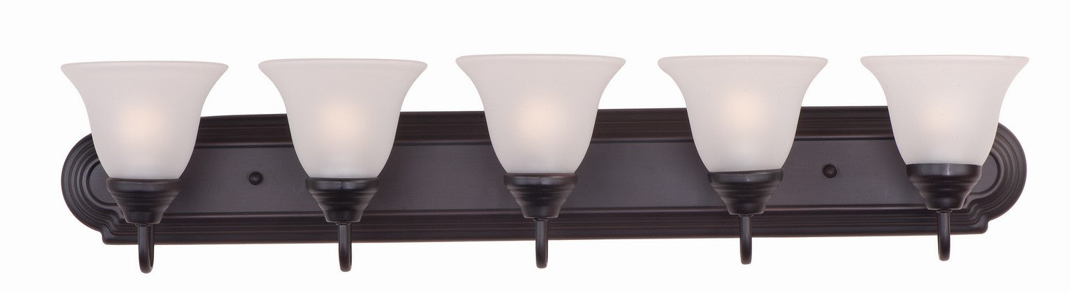 Essentials - 801x Five Light Bath Vanity in Oil Rubbed Bronze