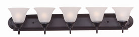 Essentials - 801x Five Light Bath Vanity in Oil Rubbed Bronze