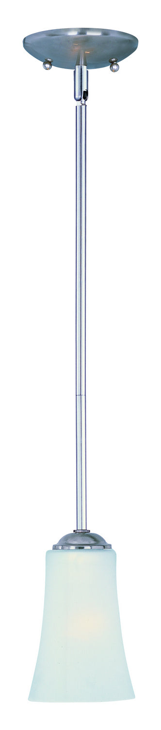 Logan One Light Mini Pendant in Satin Nickel
