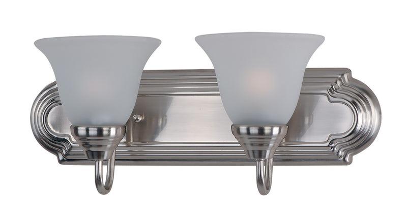 Essentials - 801x Two Light Bath Vanity in Satin Nickel