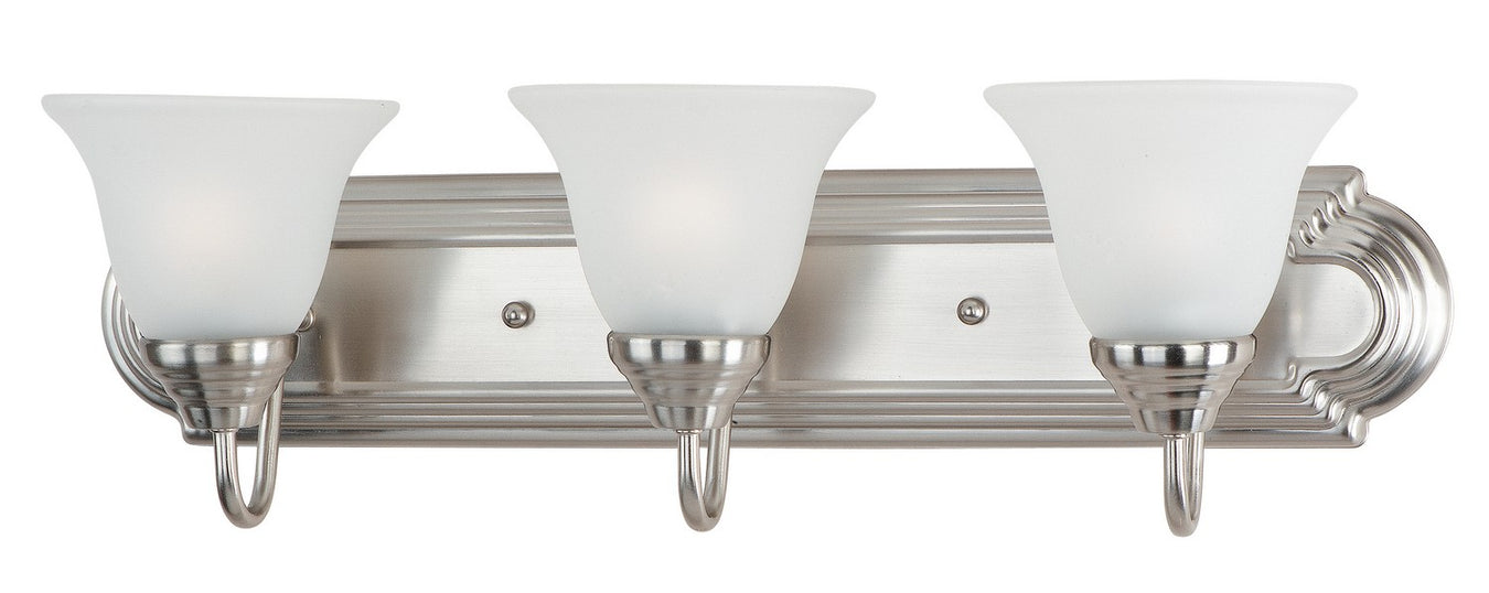 Essentials - 801x Three Light Bath Vanity in Satin Nickel