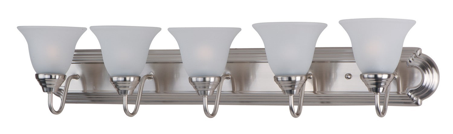 Essentials - 801x Five Light Bath Vanity in Satin Nickel