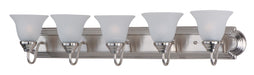 Essentials - 801x Five Light Bath Vanity in Satin Nickel