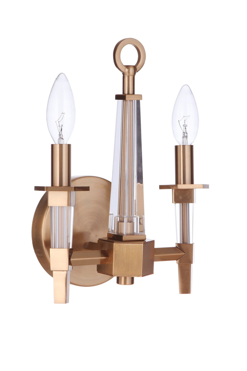 Tarryn 2 Light 11.88" Wall Sconce in Satin Brass