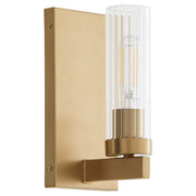Kilbey 1 Light Vanity in Aged Brass