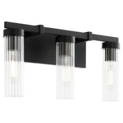 Kilbey 3 Light Vanity in Matte Black