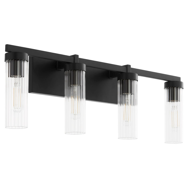 Kilbey 4 Light Vanity in Matte Black