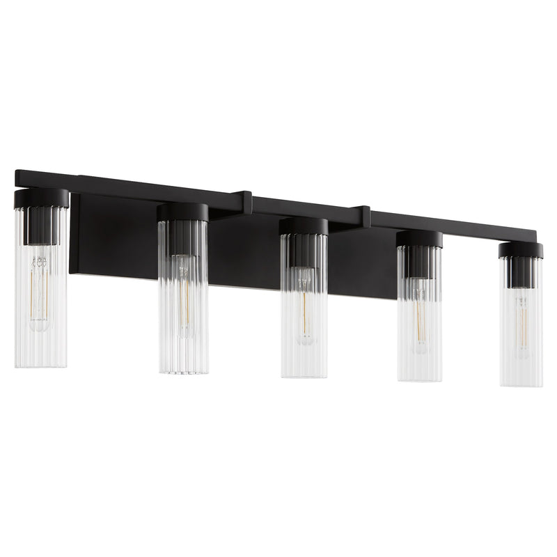 Kilbey 5 Light Vanity in Matte Black