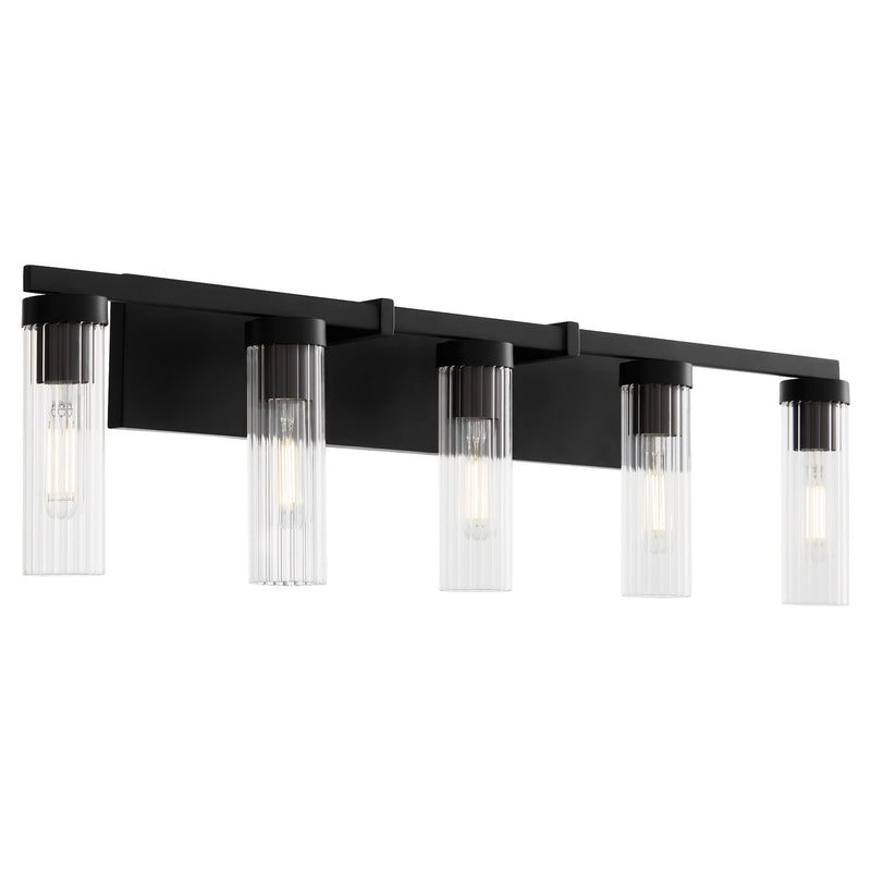 Kilbey 5 Light Vanity in Matte Black