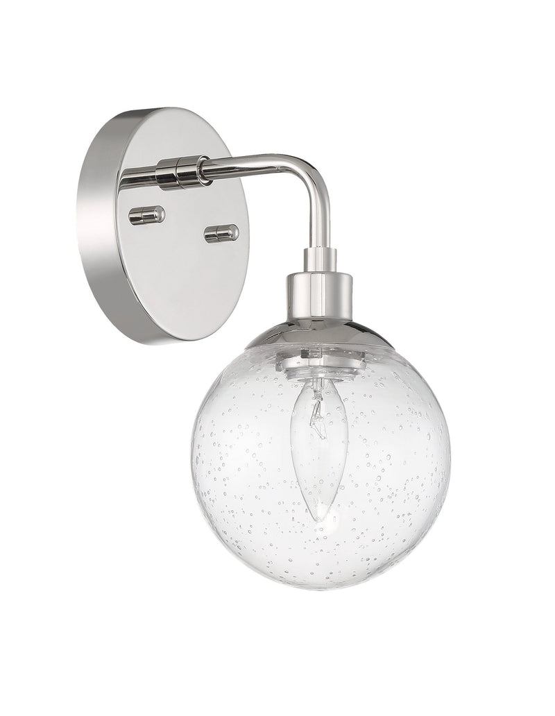 Que 1 Light 7.25" Wall Sconce in Chrome