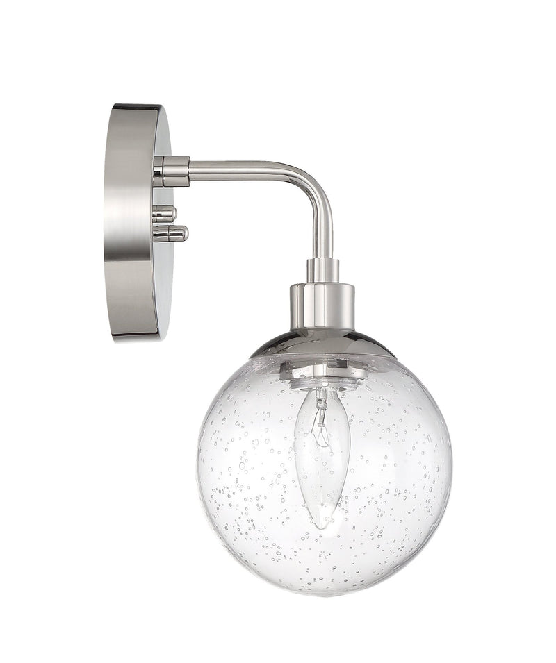 Que 1 Light 7.25" Wall Sconce in Chrome