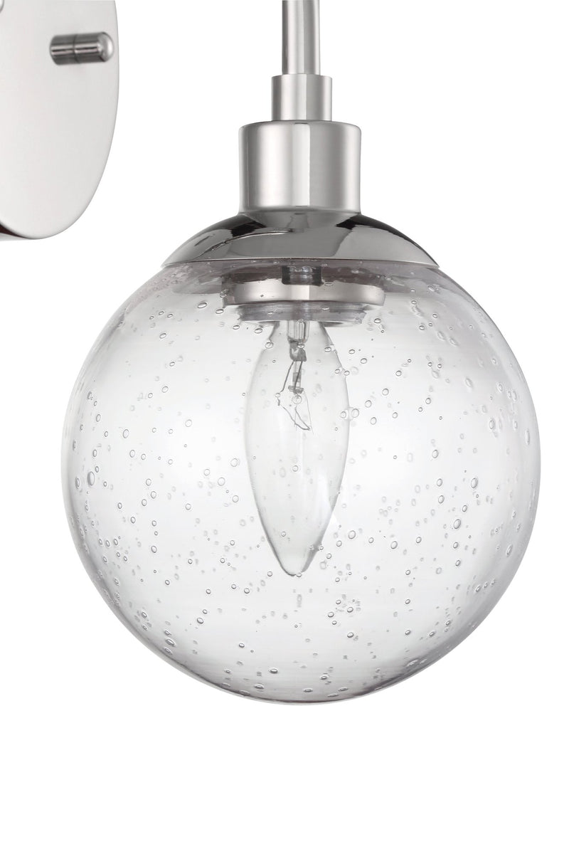 Que 1 Light 7.25" Wall Sconce in Chrome